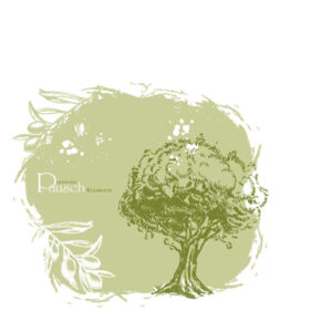 Das Logo zeigt einen stilisierten Olivenbaum auf einem grünen Hintergrund mit dem Schriftzug 'Olivenöl Pausch Kulmbach'
